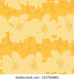 Floral brush strokes seamless pattern design for fashion textiles, graphics, backgrounds and crafts