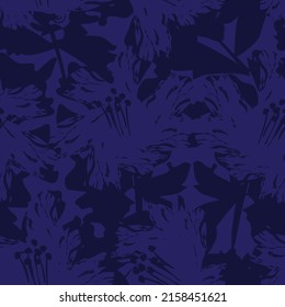 Floral brush strokes seamless pattern design for fashion textiles, graphics, backgrounds and crafts