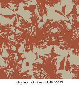 Paredes de pincel floral diseño de patrones sin fisuras para textiles de moda, gráficos, fondos y artesanías