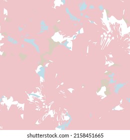 Floral brush strokes seamless pattern design for fashion textiles, graphics, backgrounds and crafts