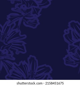 Floral brush strokes seamless pattern design for fashion textiles, graphics, backgrounds and crafts