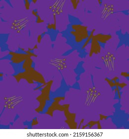 Paredes de pincel floral diseño de patrones sin fisuras para textiles de moda, gráficos, fondos y artesanías