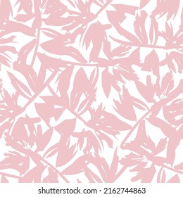Pinselstriche mit floralem Pinsel nahtloses Muster für Modetextilien, Grafiken, Hintergründe und Handwerkskunst