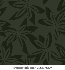 Paredes de pincel floral diseño de patrones sin fisuras para textiles de moda, gráficos, fondos y artesanías
