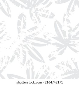 Floral brush strokes seamless pattern design for fashion textiles, graphics, backgrounds and crafts