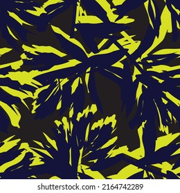 Floral brush strokes seamless pattern design for fashion textiles, graphics, backgrounds and crafts