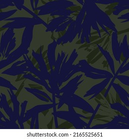 Paredes de pincel floral diseño de patrones sin fisuras para textiles de moda, gráficos, fondos y artesanías