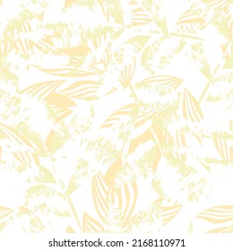 Floral brush strokes seamless pattern design for fashion textiles, graphics, backgrounds and crafts