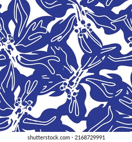 Paredes de pincel floral diseño de patrones sin fisuras para textiles de moda, gráficos, fondos y artesanías