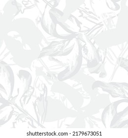 Paredes de pincel floral diseño de patrones sin fisuras para textiles de moda, gráficos, fondos y artesanías
