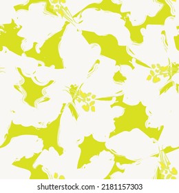 Paredes de pincel floral diseño de patrones sin fisuras para textiles de moda, gráficos, fondos y artesanías
