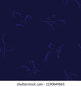 Floral brush strokes seamless pattern design for fashion textiles, graphics, backgrounds and crafts