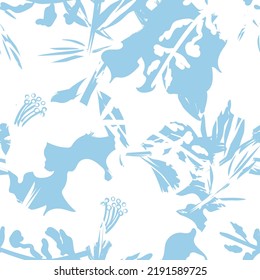 Paredes de pincel floral diseño de patrones sin fisuras para textiles de moda, gráficos, fondos y artesanías