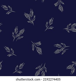 Floral brush strokes seamless pattern design for fashion textiles, graphics, backgrounds and crafts