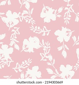 Paredes de pincel floral diseño de patrones sin fisuras para textiles de moda, gráficos, fondos y artesanías