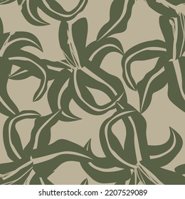 Paredes de pincel floral diseño de patrones sin fisuras para textiles de moda, gráficos, fondos y artesanías