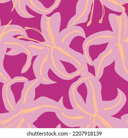 Paredes de pincel floral diseño de patrones sin fisuras para textiles de moda, gráficos, fondos y artesanías