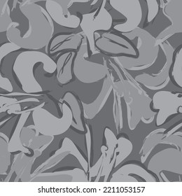 Paredes de pincel floral diseño de patrones sin fisuras para textiles de moda, gráficos, fondos y artesanías