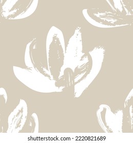 Paredes de pincel floral diseño de patrones sin fisuras para textiles de moda, gráficos, fondos y artesanías