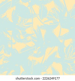 Floral brush strokes seamless pattern design for fashion textiles, graphics, backgrounds and crafts