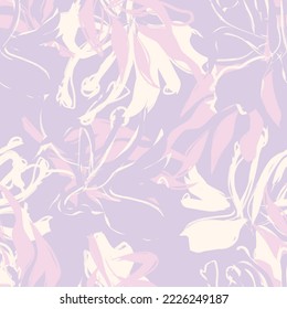 Paredes de pincel floral diseño de patrones sin fisuras para textiles de moda, gráficos, fondos y artesanías