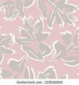 Paredes de pincel floral diseño de patrones sin fisuras para textiles de moda, gráficos, fondos y artesanías