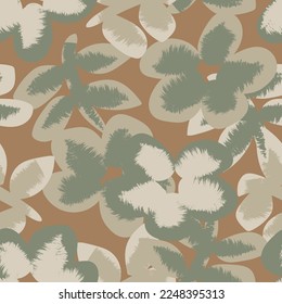 Paredes de pincel floral diseño de patrones sin fisuras para textiles de moda, gráficos, fondos y artesanías