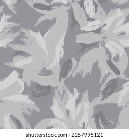Floral brush strokes seamless pattern design for fashion textiles, graphics, backgrounds and crafts