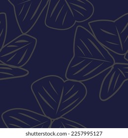 Floral brush strokes seamless pattern design for fashion textiles, graphics, backgrounds and crafts