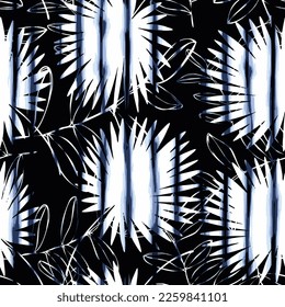 Paredes de pincel floral diseño de patrones sin fisuras para textiles de moda, gráficos, fondos y artesanías