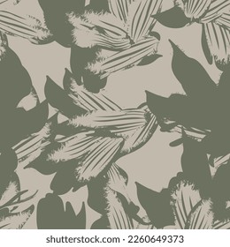 Paredes de pincel floral diseño de patrones sin fisuras para textiles de moda, gráficos, fondos y artesanías