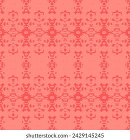 Le motif floral brosse le motif harmonieux pour les textiles de mode, les graphiques, les arrière-plans et la texture de lin d'artisanat Motif harmonieux vintage. Eps10