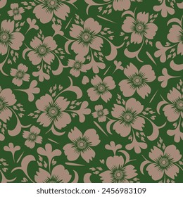 Floral Pinselstriche nahtlose Muster Hintergrund für Mode Textilien, Grafiken, Hintergründe und Handwerk