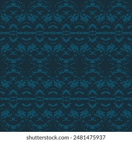 Floral brush strokes seamless pattern design for fashion textiles, graphics, backgrounds and crafts linen texture Old wallpaper on the wall. 