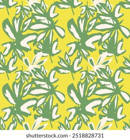 Floral Pinsel Striche nahtloses Muster Design für Mode Textilien, Grafiken, Hintergründe und Handwerk