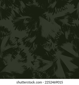 Floral brush strokes textured seamless pattern design for fashion textiles, graphics, backgrounds and crafts