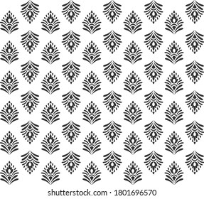 floral  buti pattern for textile print and texture background or tiles and home decor
