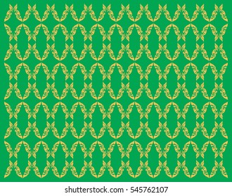 Floral butterfly vector illustration, texture, pattern, background, textile, backdrop, wallpaper, Southeast Asia Art Design