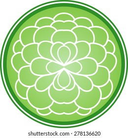 Floral button