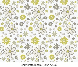 Floral camomile pattern.