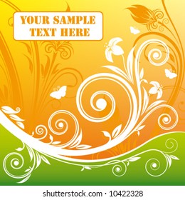 floral card