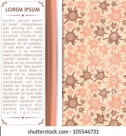 Floral card