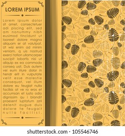 Floral card