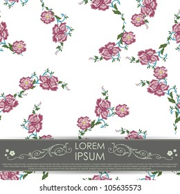 Floral card