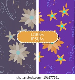 Floral card