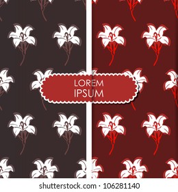 Floral card