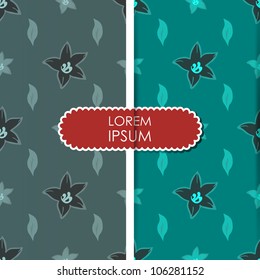 Floral card