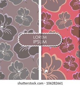 Floral card