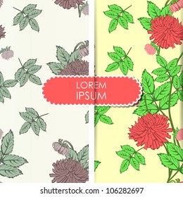 Floral card