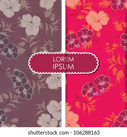 Floral card